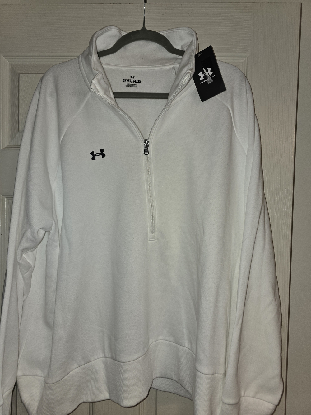 Womens UNDER ARMOUR PARTIAL ZIP SWEASHIRT 3X